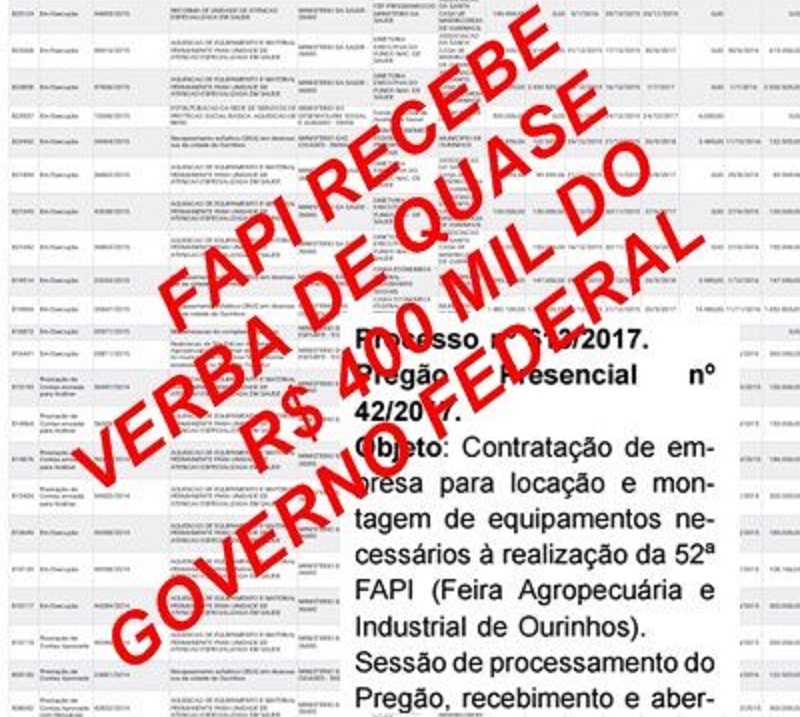 FAPI de Ourinhos recebe verba federal de R$ 395.500 e ainda assim cobrará ingressos