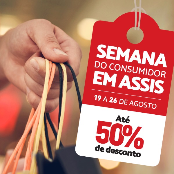 Semana do Consumidor acontece de 19 a 26 de agosto em Assis