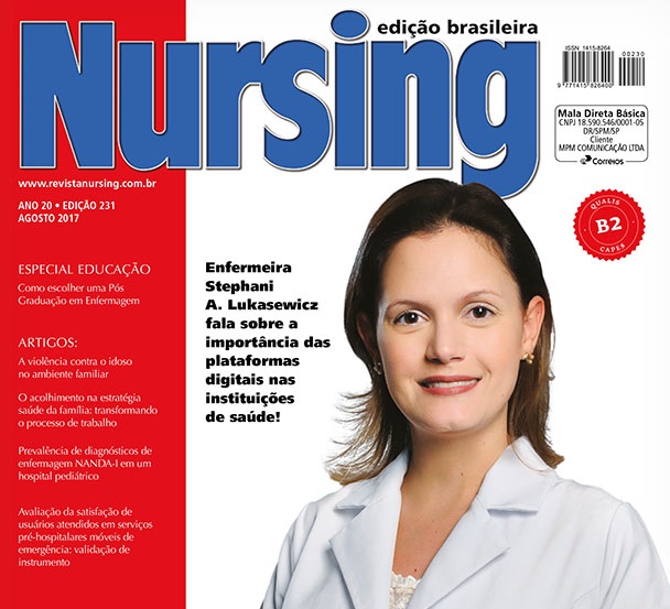 Pesquisa de aluna formada na Enfermagem da FEMA é publicada na revista Nursing