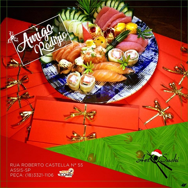 Art Sushi tem cartão 'Amigo Rodízio'