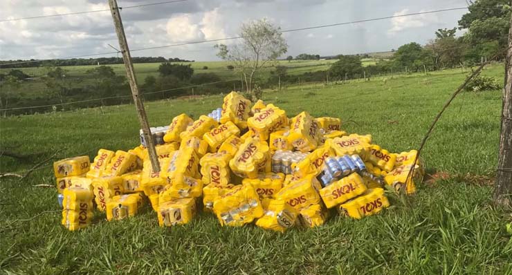 Rancharia: Furto de cervejas espalhadas em rodovia leva quatro pessoas à delegacia