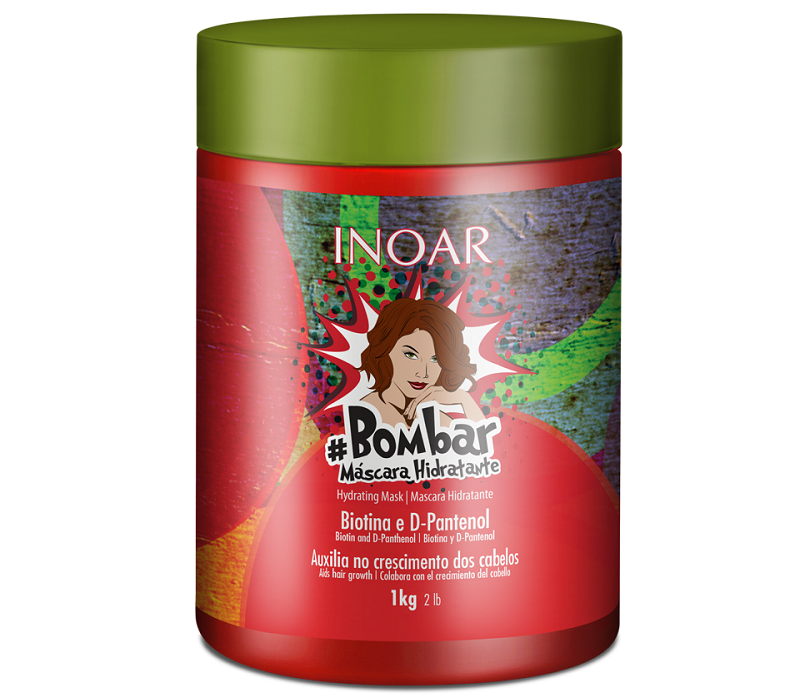 Inoar lança nova embalagem da máscara #Bombar em versão de 1Kg