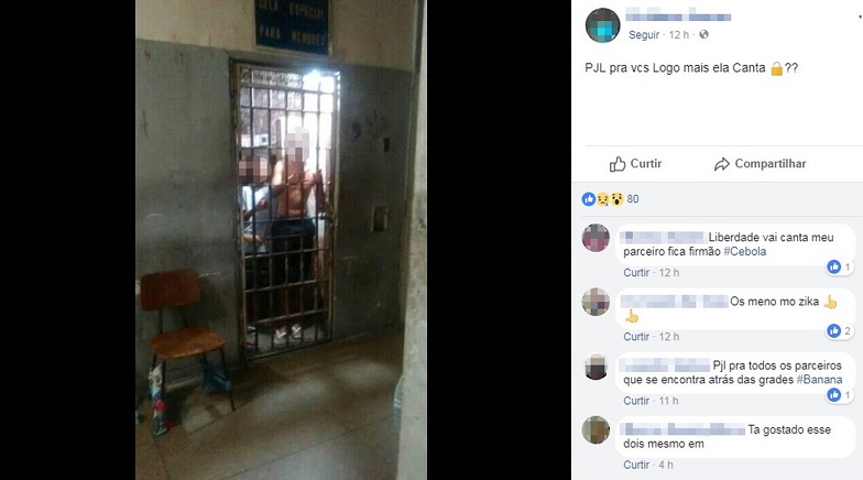 Menores que fizeram selfie na cadeia com deboches usaram celular coletivo