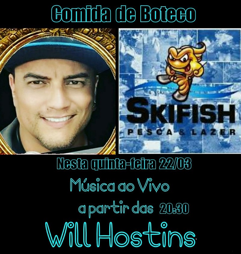 Hoje tem “Boteco de Quinta” no Skifish