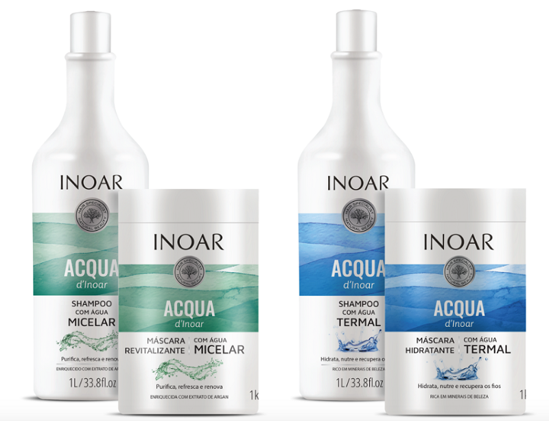 Inoar Cosméticos lança linha Acqua d’Inoar nas versões Micelar e Termal no Dia Mundial da Água