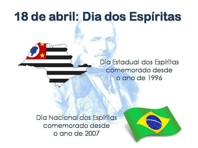 18 de abril é Dia dos Espíritas