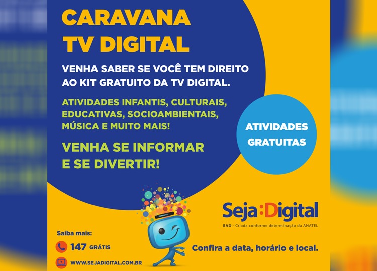 Caravana da TV Digital estará em Assis neste fim de semana