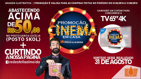 Posto Santa Cecília: Está chegando o tão esperado sorteio de uma TV de 65 polegadas 4K