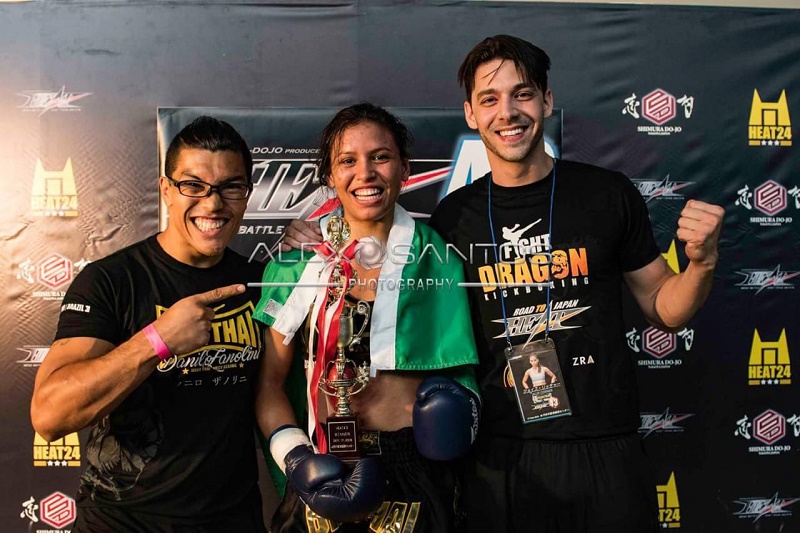 Assisense Joyce Ritir vence luta de Kickboxing no Japão