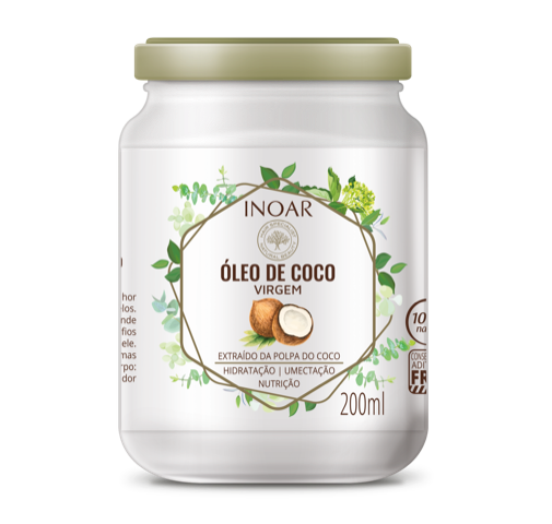 Óleo de Coco Virgem Inoar é um dos lançamentos multifuncionais da Inoar Cosméticos