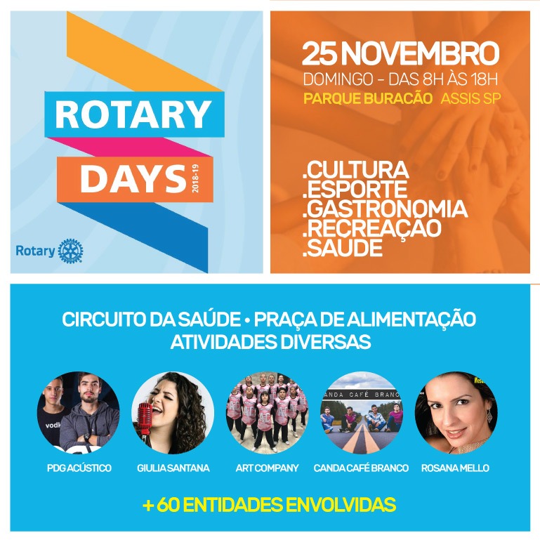 Domingo tem ‘Rotary Days’ no Parque Buracão, em Assis