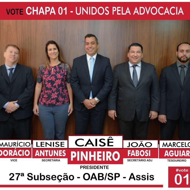 OAB de Assis tem eleição, hoje, com chapa única