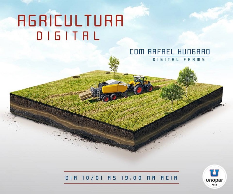 Unopar promove neste 10 de janeiro palestra Agricultura Digital, grátis