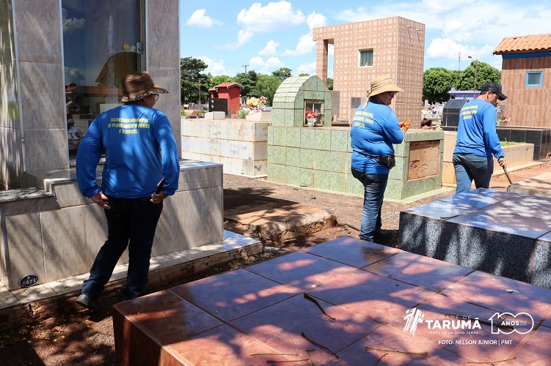 Prefeitura de Tarumã faz campanha de captura de escorpiões e limpeza em cemitério