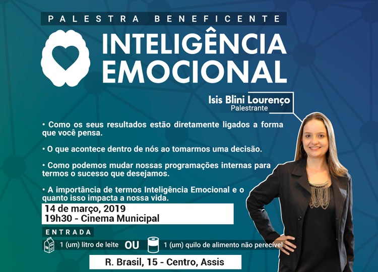 Fundo Social faz inscrição para palestra sobre inteligência emocional, em Assis