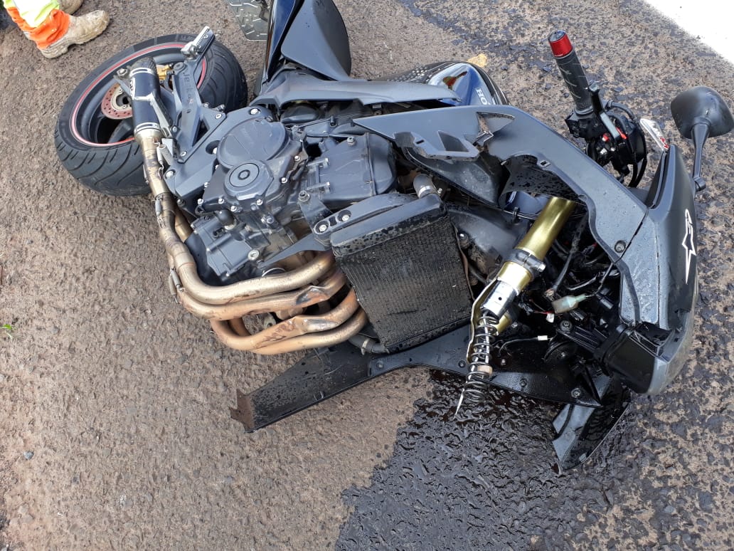 Motociclista sofre grave acidente em Assis