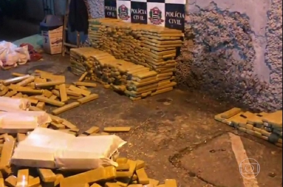 Polícia apreende 1,5 tonelada de maconha em Assis