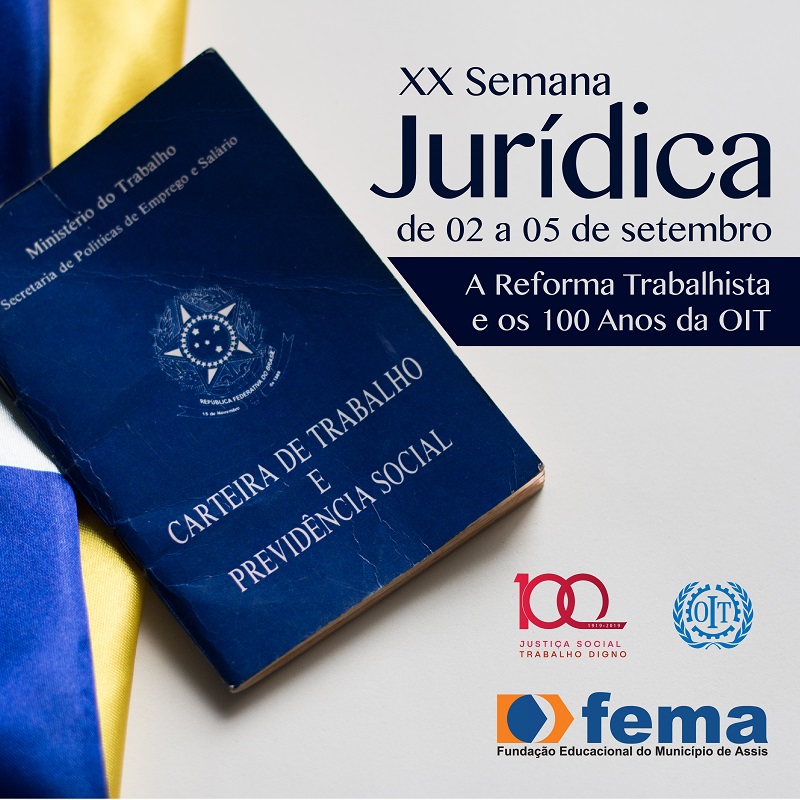 Vem aí a XX Semana Jurídica do Direito da FEMA