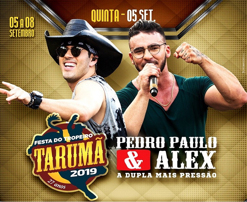 Festa do Tropeiro de Tarumã abre hoje com Pedro Paulo e Alex