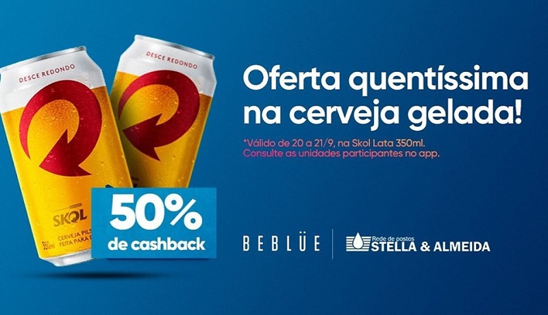 Rede Stella & Almeida está dando dinheiro de volta nessa sexta e sábado, pelo Beblue