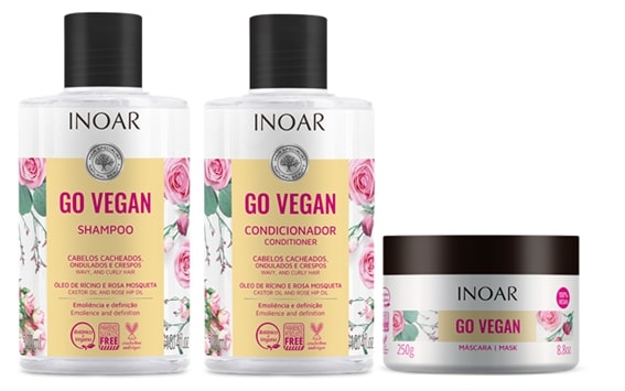 Formulada para enxágue rápido, linha GO Vegan da Inoar chega ao mercado em 4 versões