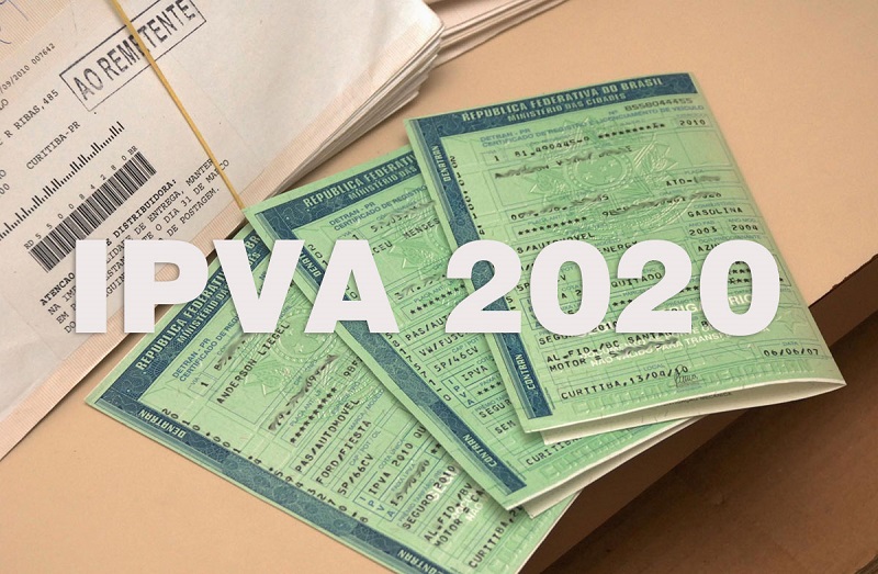 Valor do IPVA 2020 está disponível para consulta a partir desta sexta-feira, 20/12