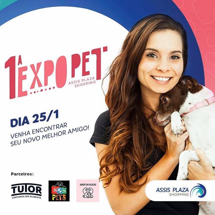 Assis Plaza Shopping promove a 1ª Expo Pet, feira de adoção e pet shop