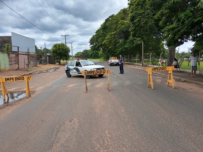 Estrada de Paraguaçu de acesso ao Horto Florestal está interditada