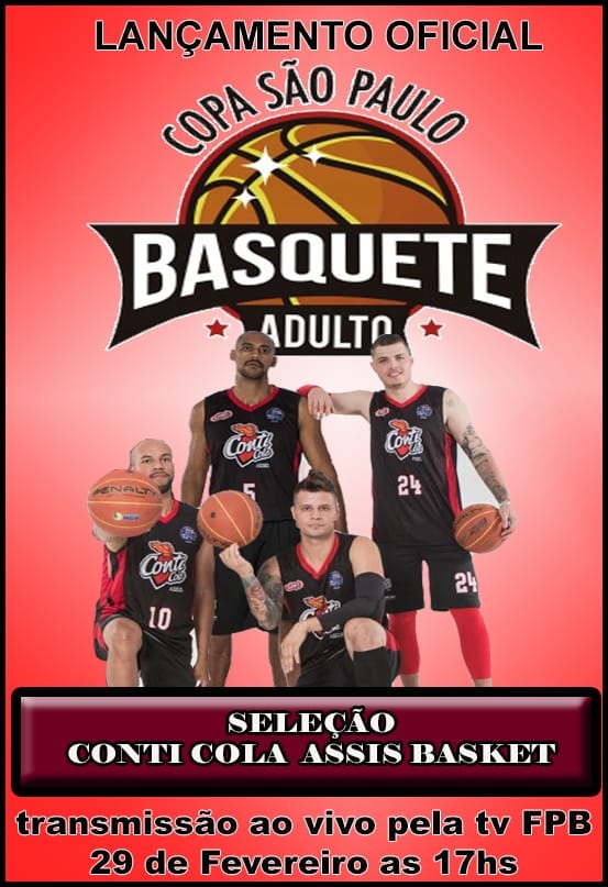 Lançamento oficial da Copa São Paulo de Basquete acontece neste sábado, em Tatuí