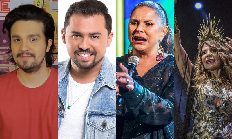 Lives de sbábado: Luan Santana, Xand Avião, Elba Ramalho, Fafá de Belém e mais shows