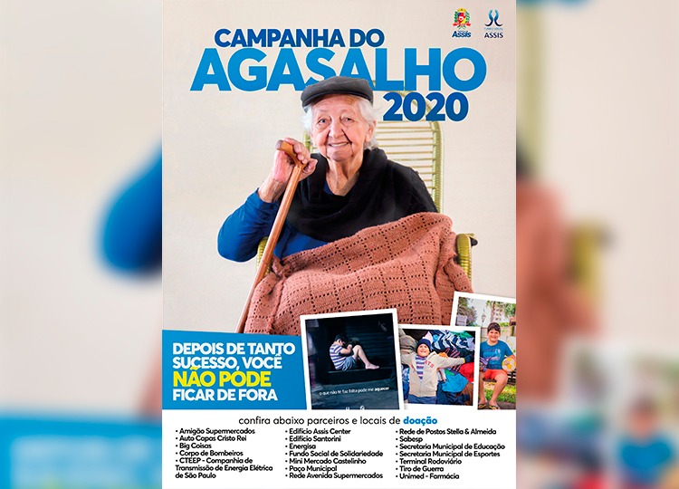 Fundo Social de Assis busca agasalho e cobertores nas casas de doadores