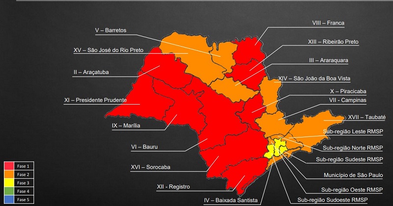 Governo do Estado atualiza Plano SP com extensão de quarentena até 14 de julho