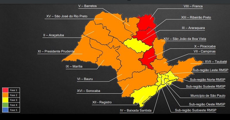 Assis se mantém na fase laranja do Plano São Paulo da Covid-19