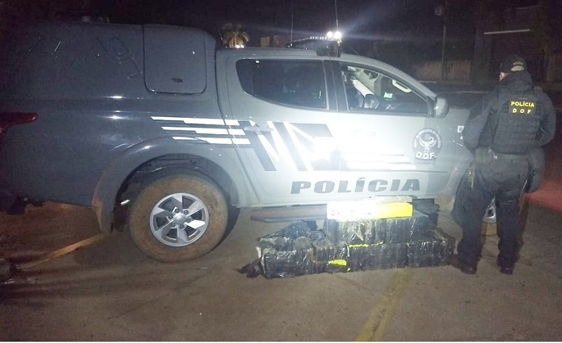 Motorista da prefeitura de Paraguaçu é detido com mais de 130 quilos de maconha no carro oficial