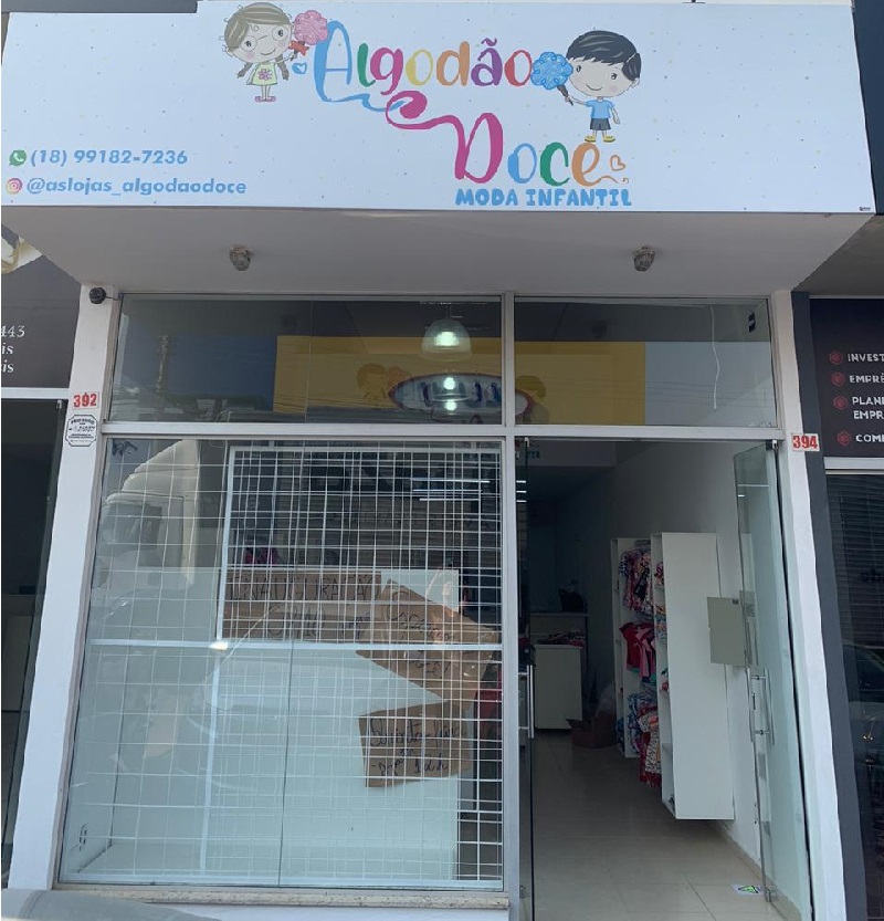 Loja Algodão Doce Moda Infantil inaugura amanhã, com muitas novidades