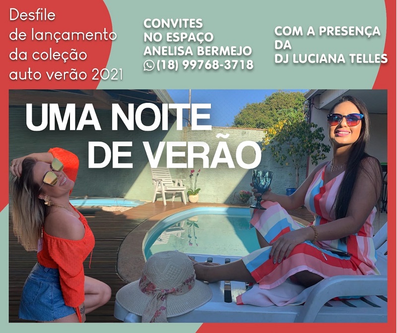 Desfile 'Uma noite de Verão' da loja Clothings acontece nessa quinta-feira