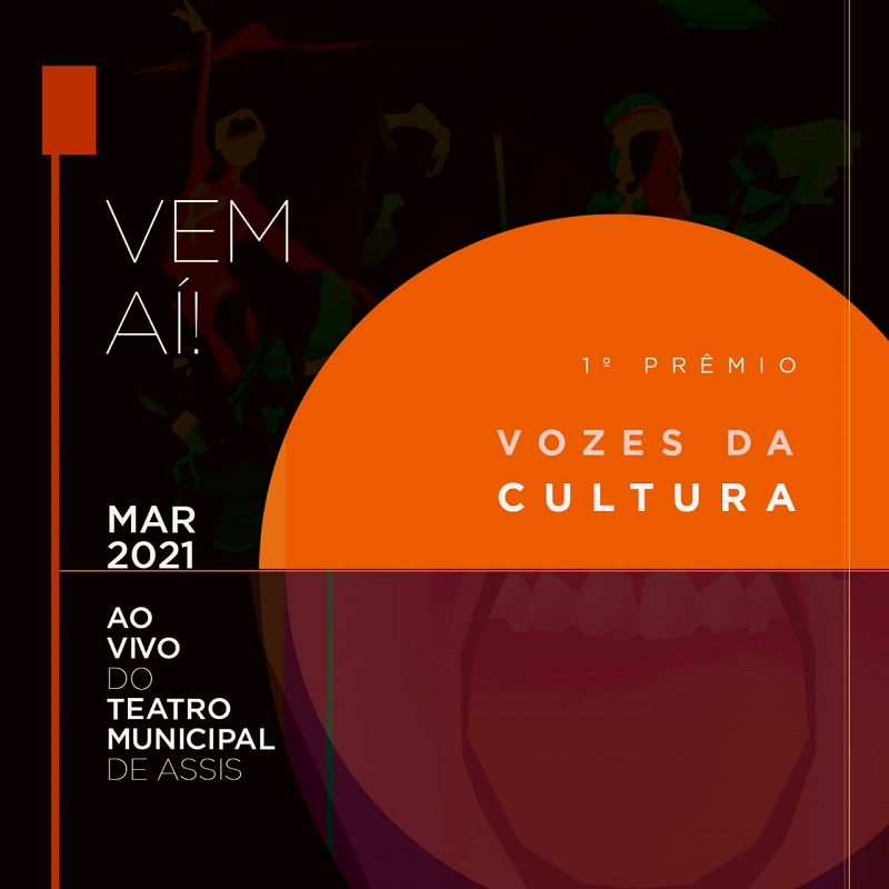 1º Prêmio Vozes da Cultura de melhores produções artísticas de Assis será em 4 de março