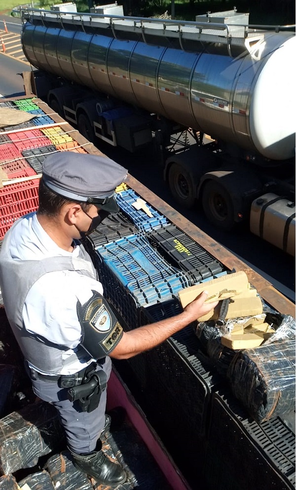Polícia Rodoviária retira de circulação mais de 2 toneladas de maconha em Florínea