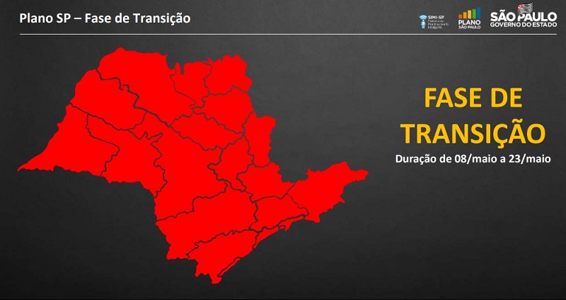 SP relaxa regras da fase de transição e libera funcionamento de comércio e serviços até 21h