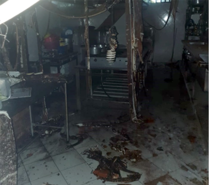 Explosão em restaurante deixa feridos no centro de Paraguaçu