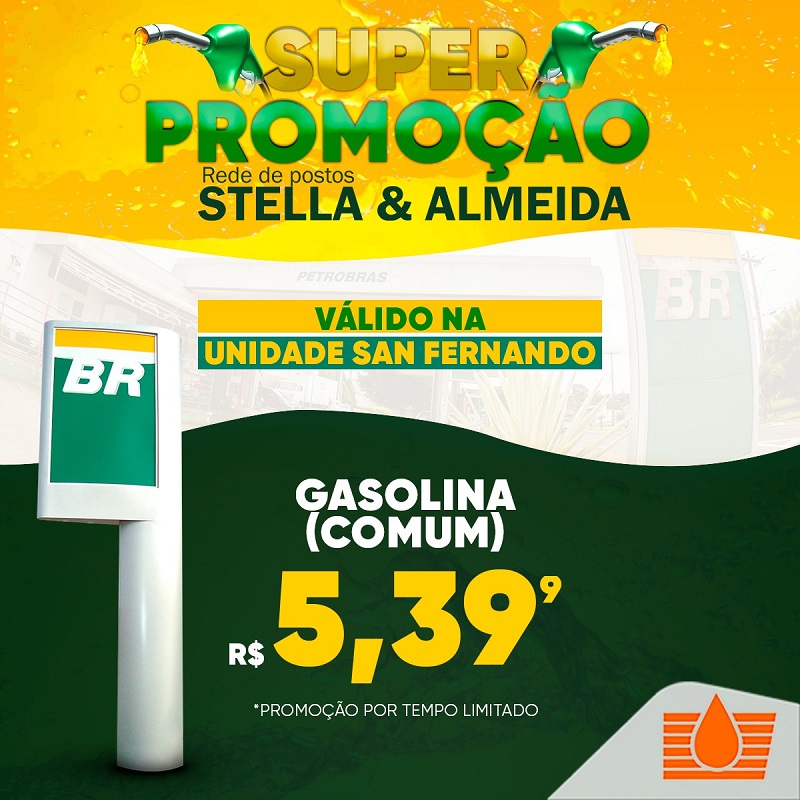 Gasolina com preço e qualidade é no San Fernando Valey