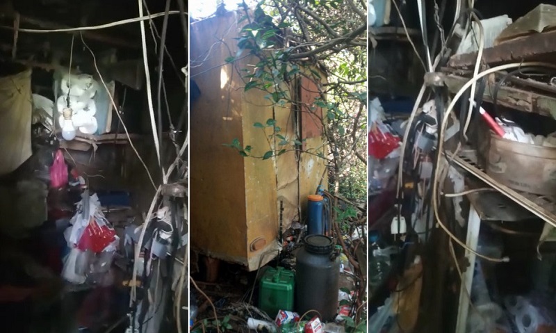 Polícia resgata idoso que morava em trailer tomado por lixo em Tarumã