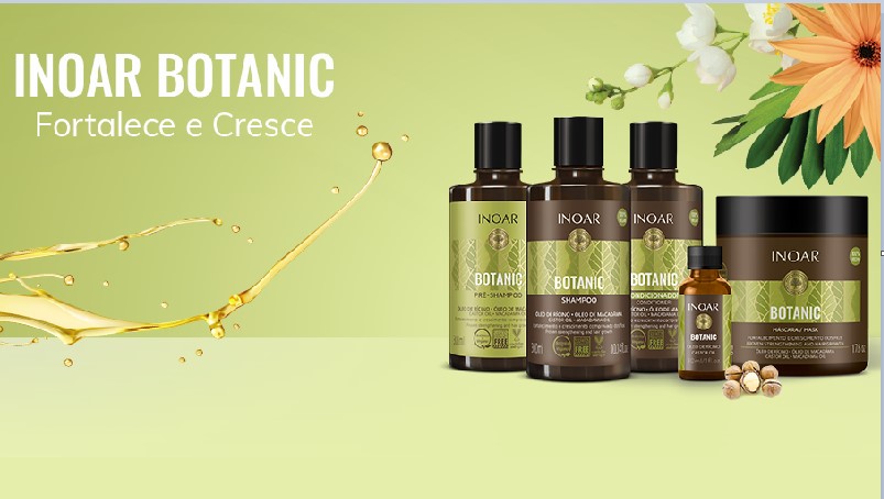 Inoar Cosméticos lança linha capilar Botanic com Óleo de Rícino