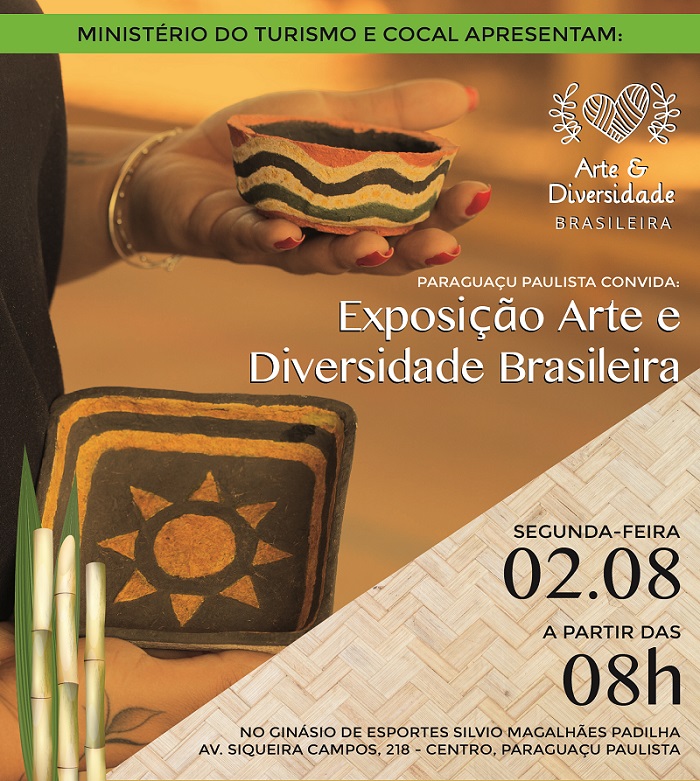 Projeto ‘Arte e Diversidade Brasileira’ ganha exposição em Paraguaçu Paulista