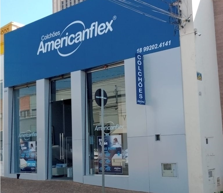 Nova loja de colchões American Flex em Assis