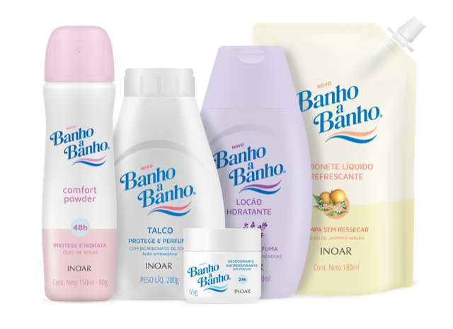 Linha Banho a Banho da Inoar Cosméticos faz um resgate do passado com fragrâncias originais