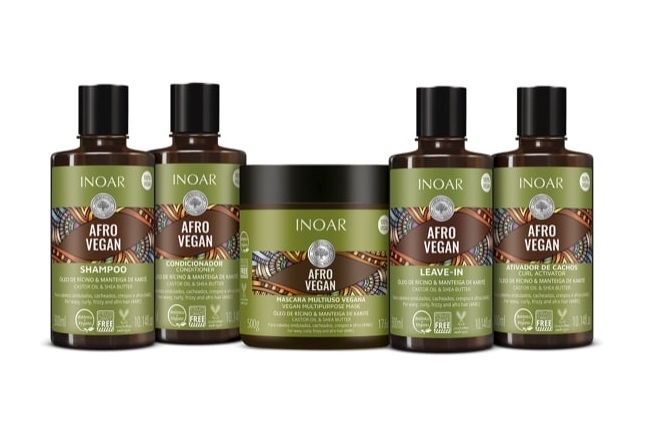 Linha Afro Vegan Inoar é escolhida em curadoria como produto indicado para a comunidade preta