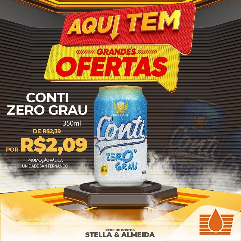 Fim de semana com promoção em cervejas Rede de Postos Stella & Almeida