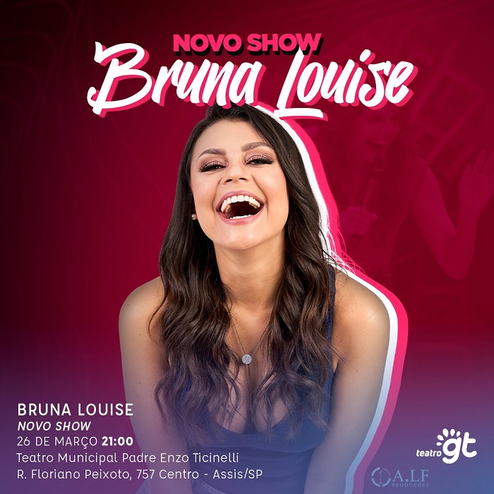 Stand Up Bruna Louise em Assis no dia 26 de março