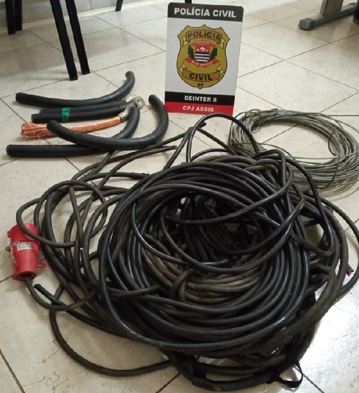 Furtos de fios elétricos em Assis: Polícia Civil desencadeia operação